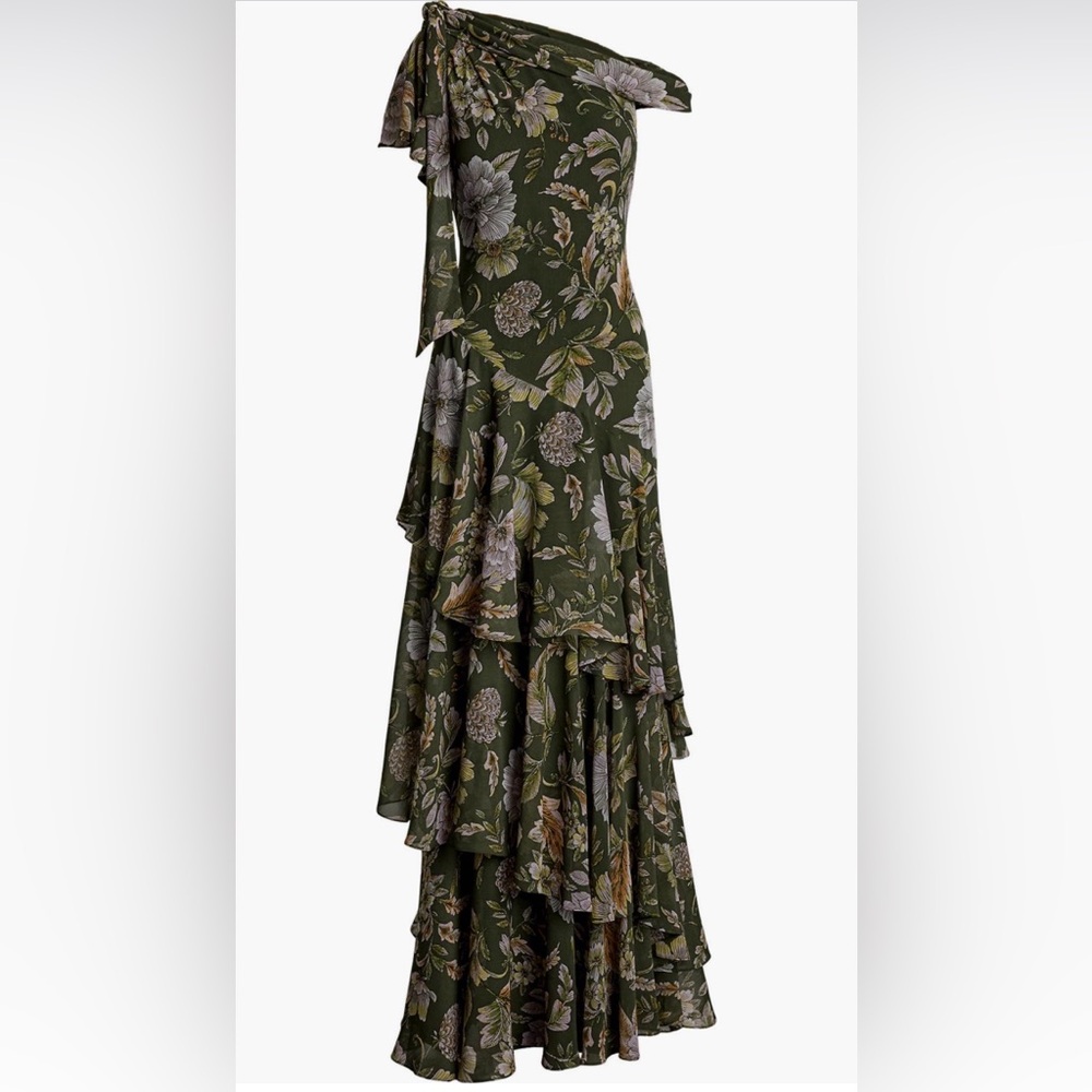 Ralph Lauren Floral Green Dress